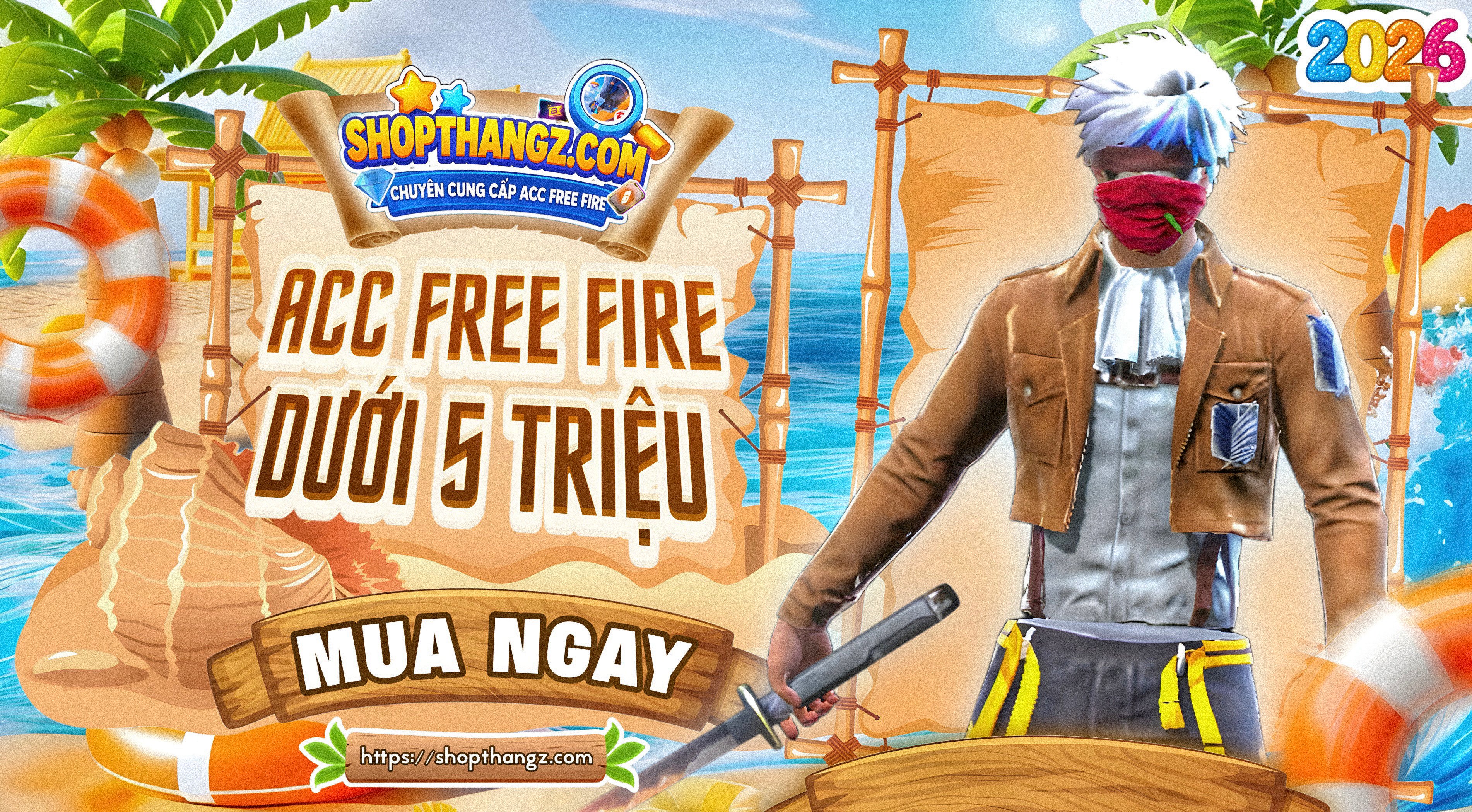 ACC FREE FIRE DƯỚI 5 TRIỆU